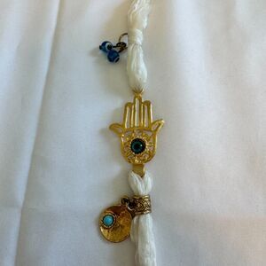 Hamsa Hand & Evil Eye Charm Bracelet